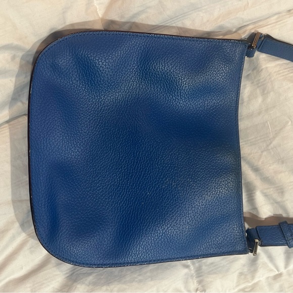 Kate Spade Austin Street Medium Hemsley Blue Pebbled Leather with Gold Studs - Picture 9 of 9